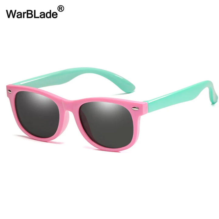 WarBlade Round Polarized Kids Sunglasses Silicone