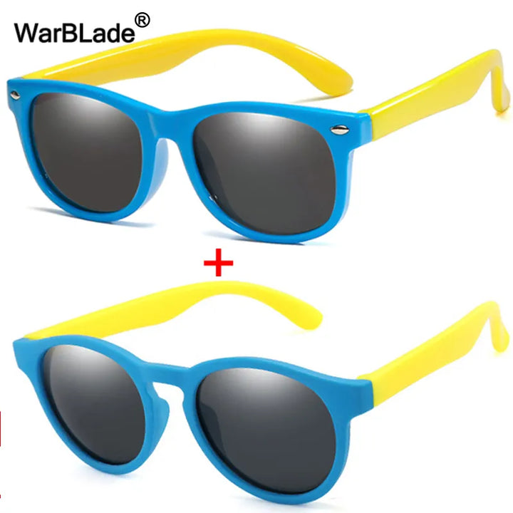 WarBlade Round Polarized Kids Sunglasses Silicone