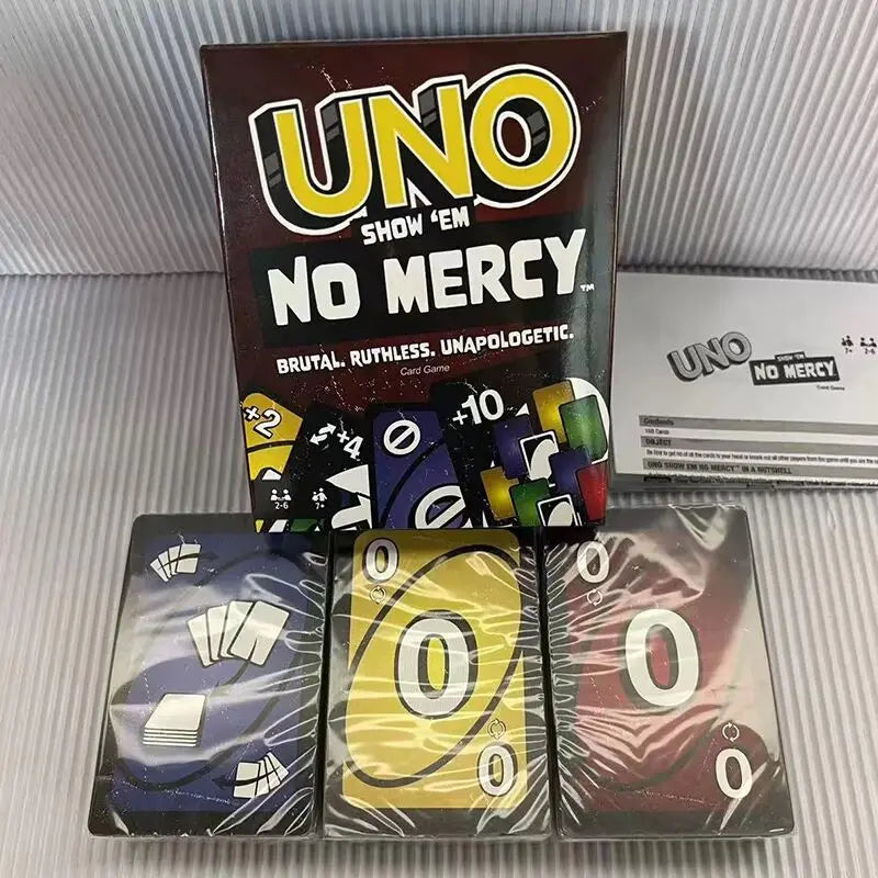 UNO NO MERCY Matching Card Game Minecraft Dragon Ball Z