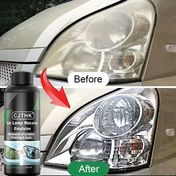 Car Headlight Restoration Polishing