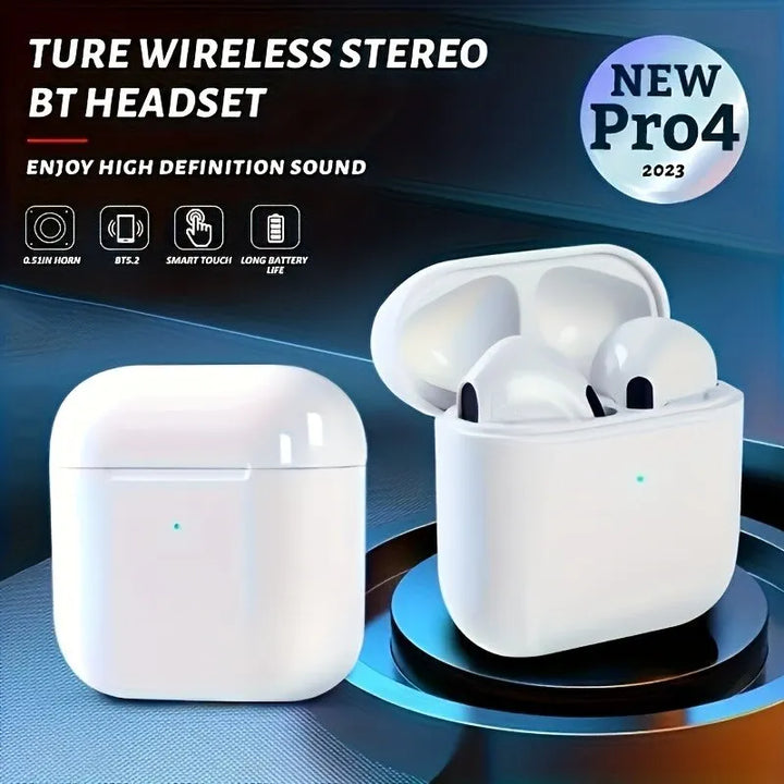 Pro 4 TWS Wireless Headphones Earphone Bluetooth-compatible 5.0