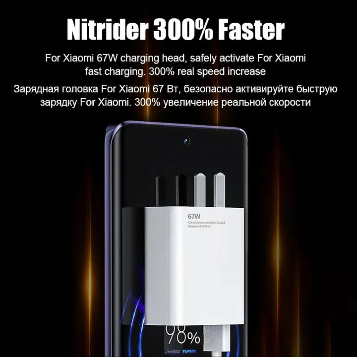 For Xiaomi Original 67W USB Super Fast Charger